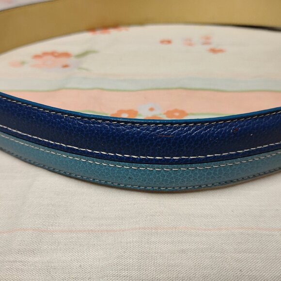 ❤️Womens LONGCHAMP PARIS Blue / Silver Buckle Belt Size M 30-34 main image 7